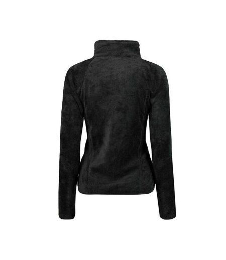 Womens/ladies Upaline Fleece Hoodie Black Geographical Norway