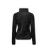 Womens/ladies Upaline Fleece Hoodie Black Geographical Norway-2