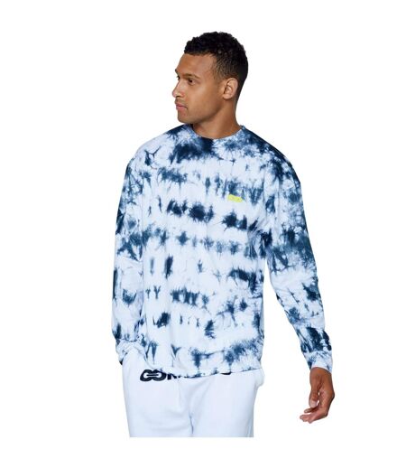 T-shirt mono tie dye adulte bleu / blanc Hype