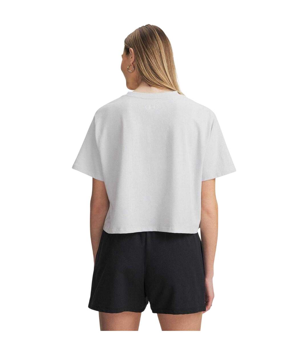 T-shirt Rival Femme Gris Blanc Under Armour-2