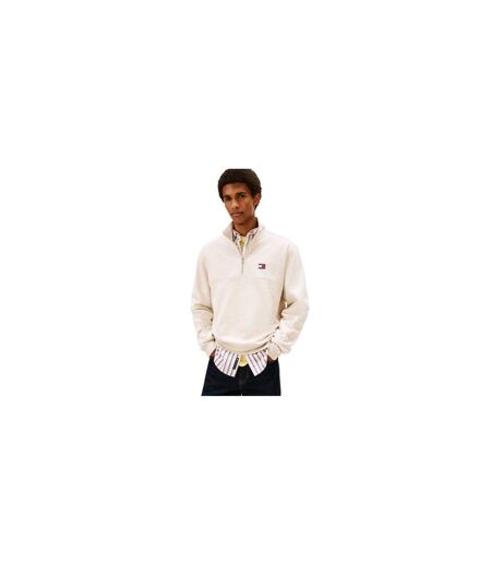 Sweat Motif/style Logo Timberland Homme Blanc Cassé Tommy Jeans
