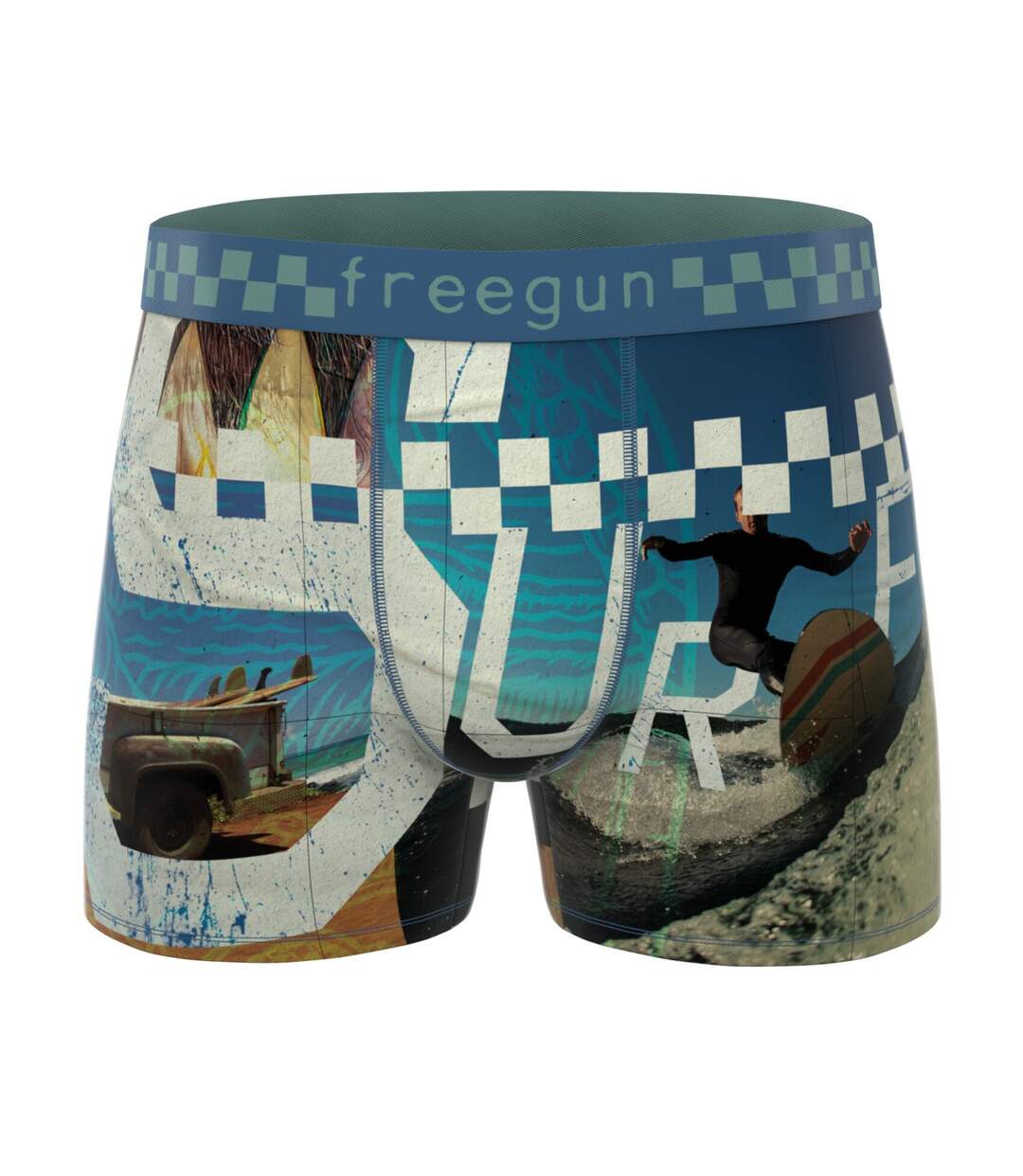 Lot de 5 boxers homme California Vibes Freegun-4