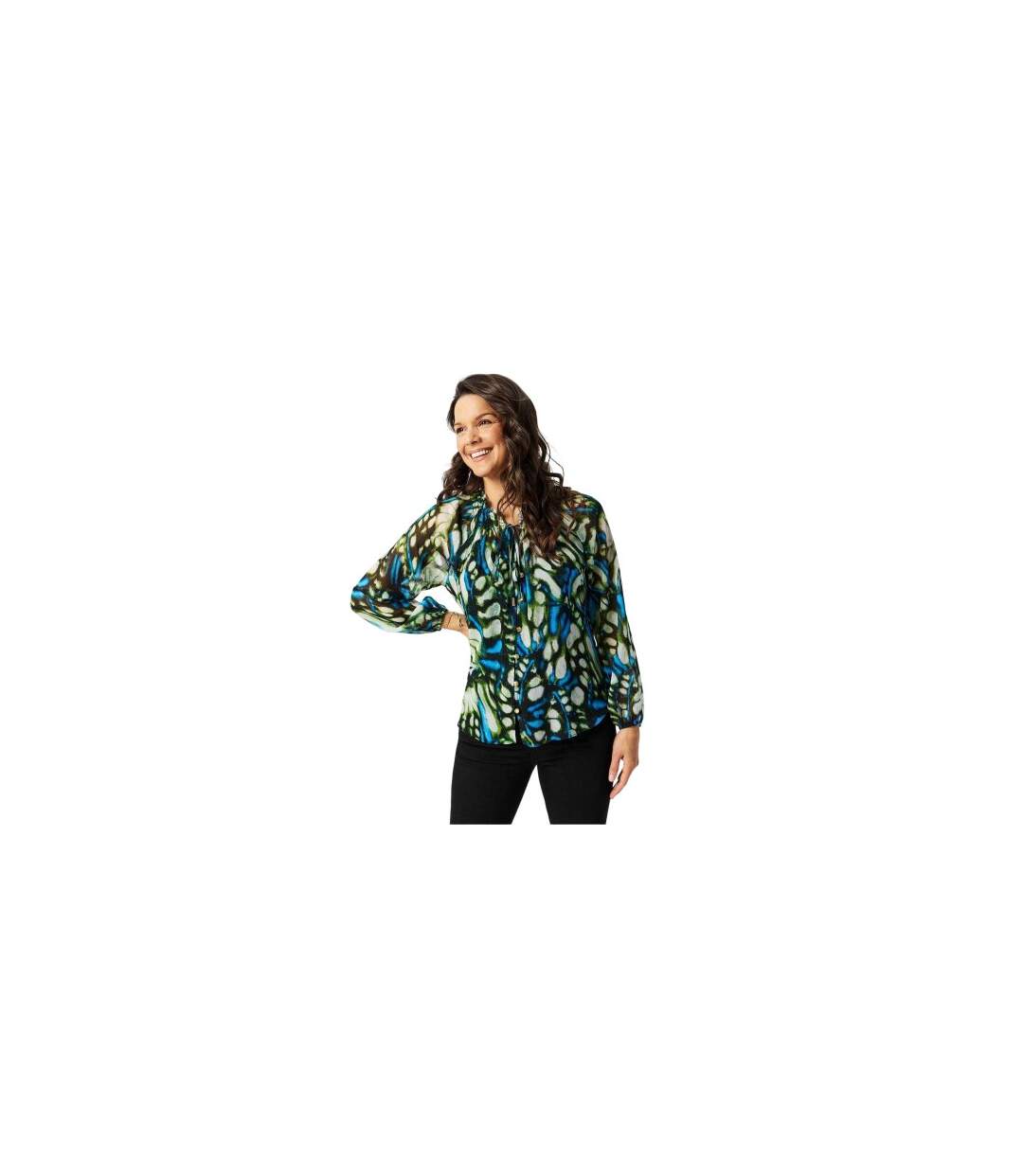 Blouse Femme Vert Jaune Pâle Biba-1
