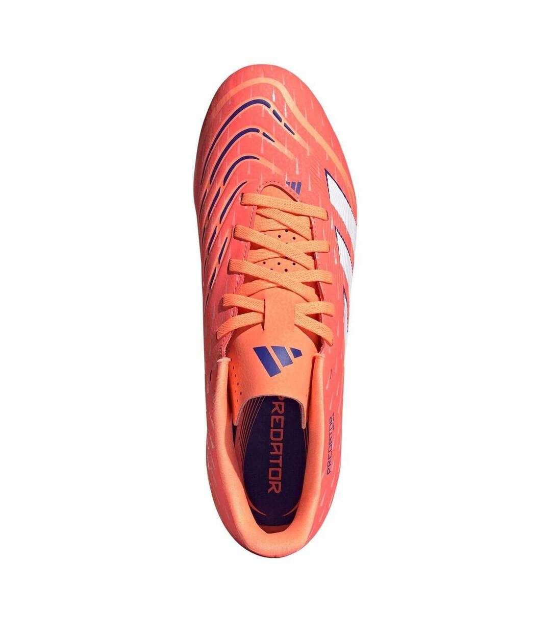 Chaussures De Foot Pour Terrain Ferme Predator Club Homme Orange Blanc Adidas-4