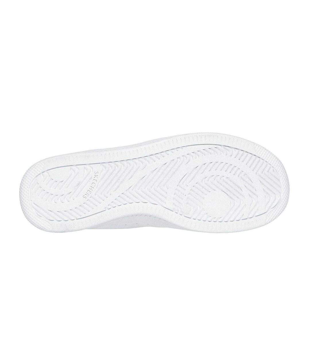 Baskets Court Femme Blanc Skechers-4