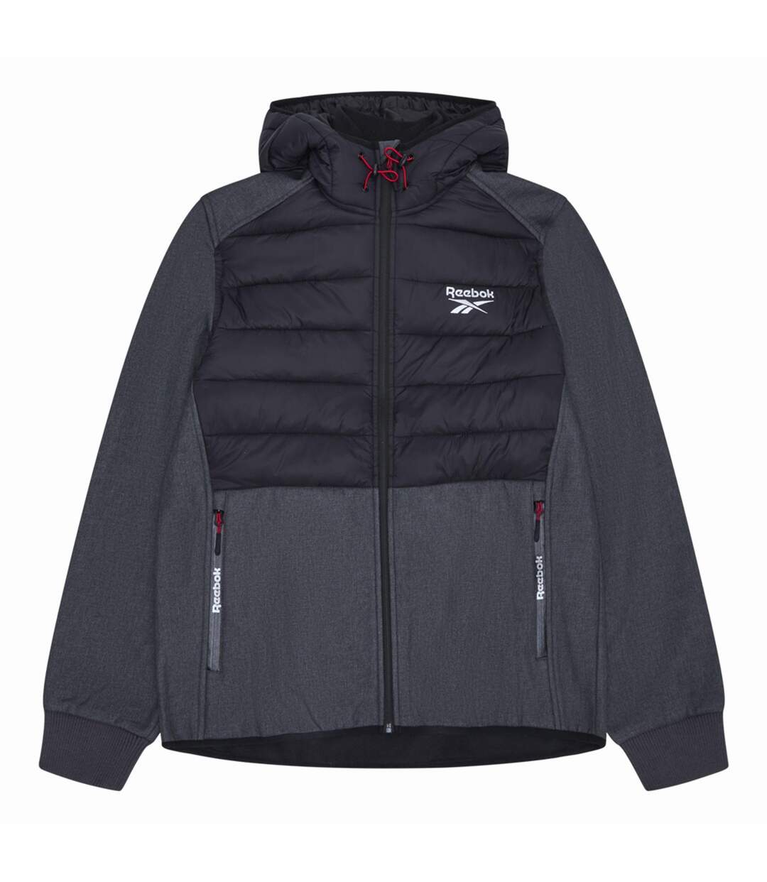 Veste Mixed Media Homme Anthracite Reebok-1