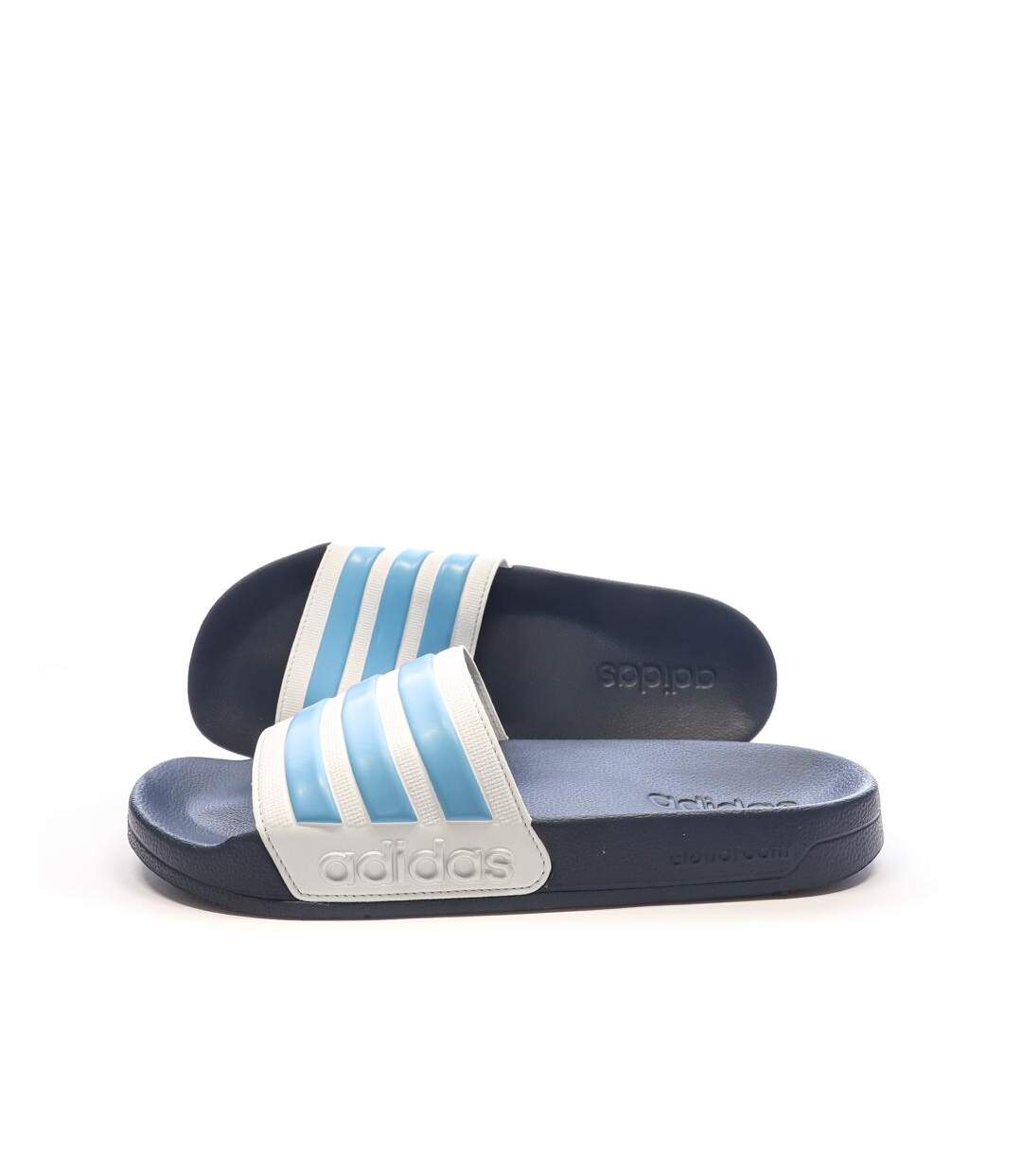 Claquettes Marine/Blanc/Bleu Adidas Adilette Shower - 40.5-1