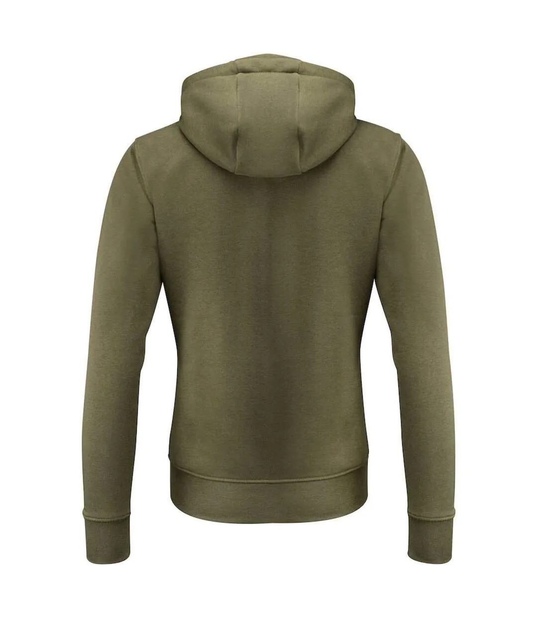 Womens/ladies Westwood Full Zip Hoodie Moss Green James Harvest-2