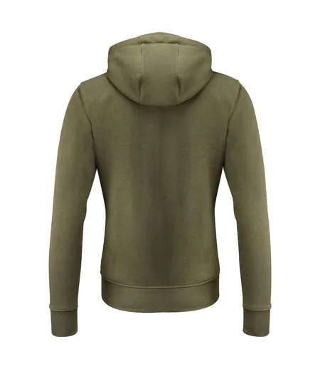 Womens/ladies Westwood Full Zip Hoodie Moss Green James Harvest