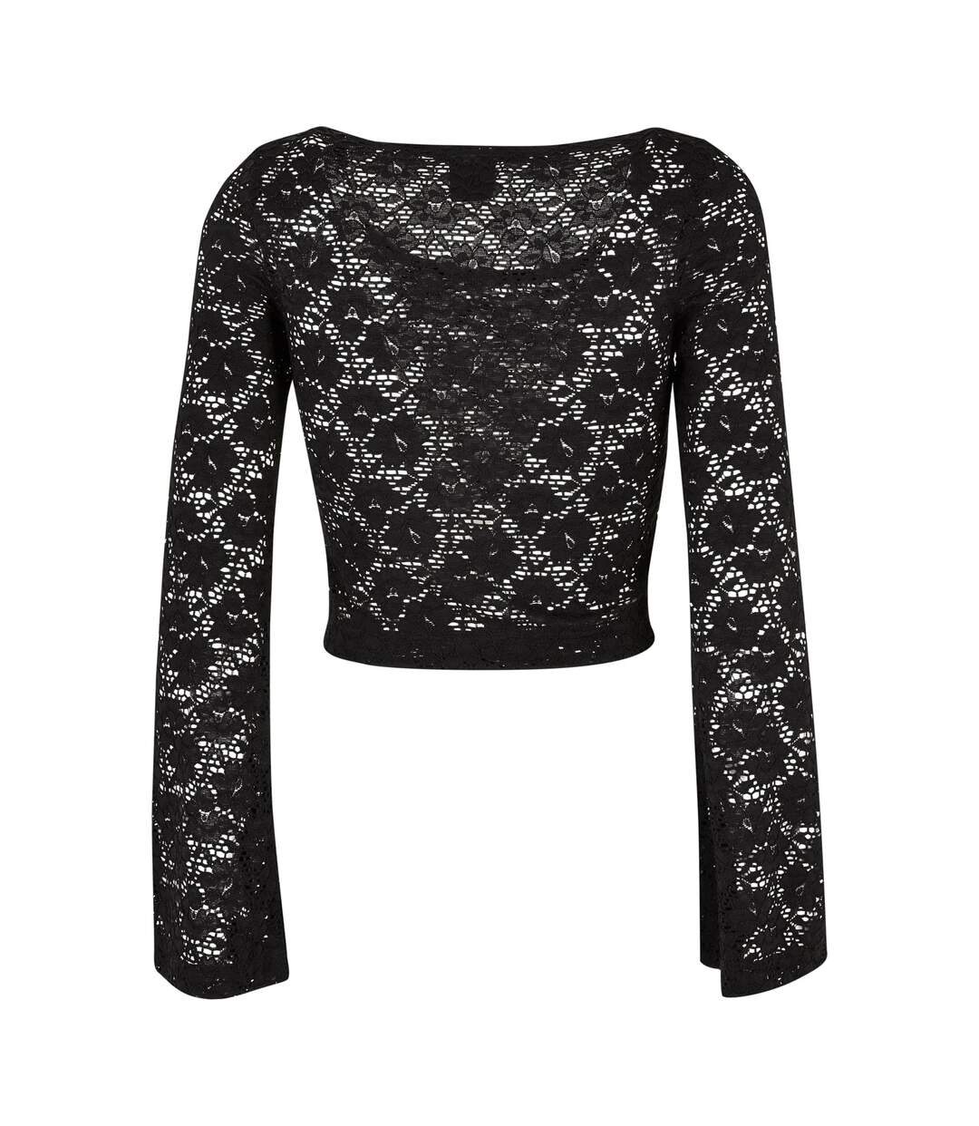 Haut Court Manches Longues Femme Noir Urban Classics-2