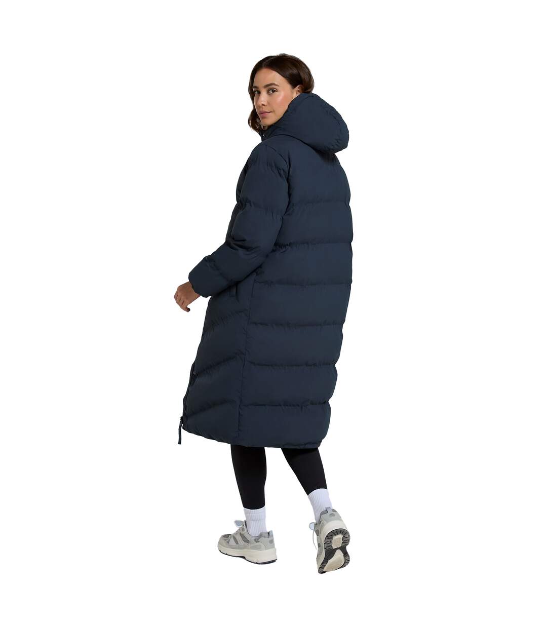 Doudoune Matelassée Cocoon Femme Bleu Marine Animal-3