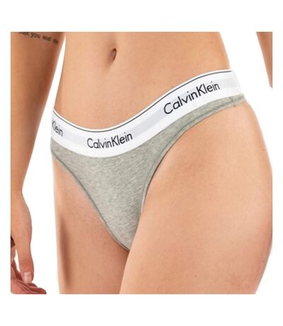 String gris femme calvin klein jeans thonggs 0000f3786e - l