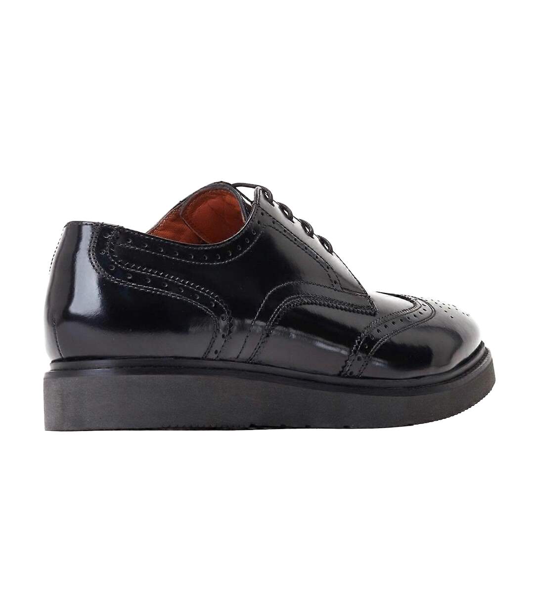 Chaussures brogues joe homme noir Base London-2