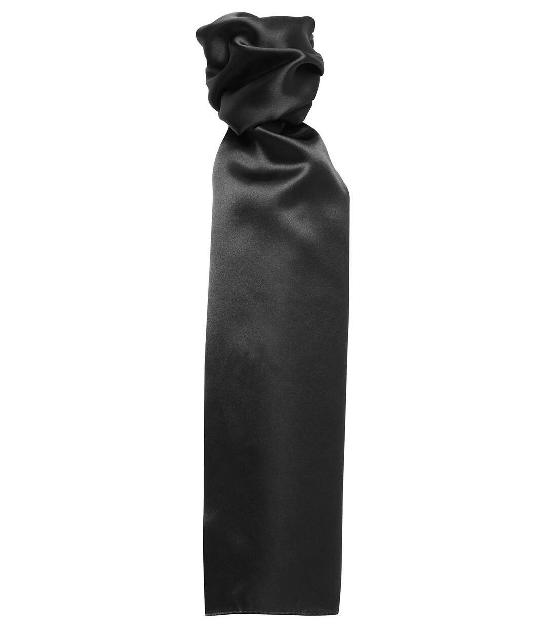 Foulard satiné - PB30 - noir-1