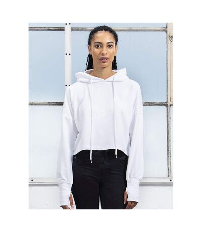 Sweat À Capuche Femme Blanc Mantis