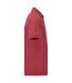 Polo Manches Courtes Homme Rouge Chiné Fruit Of The Loom-3