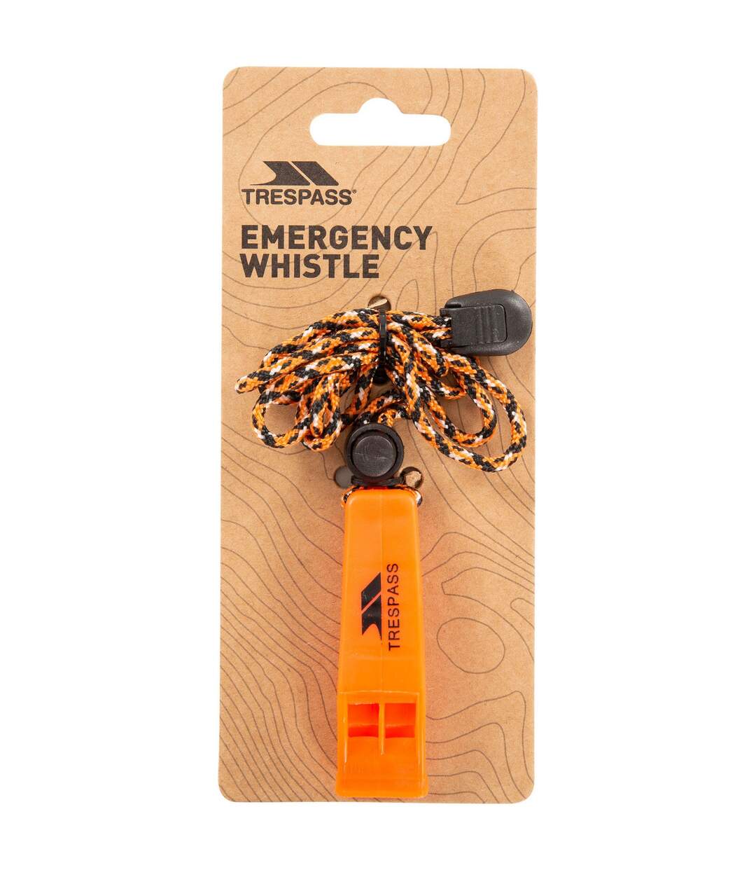 Sifflet de survie blast taille unique orange Trespass