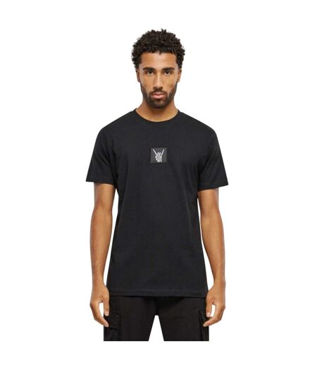 T-shirt Skelett Patch Homme Noir Mister Tee