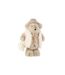 Statuette Déco Ours Sac à Main 38cm Beige-1