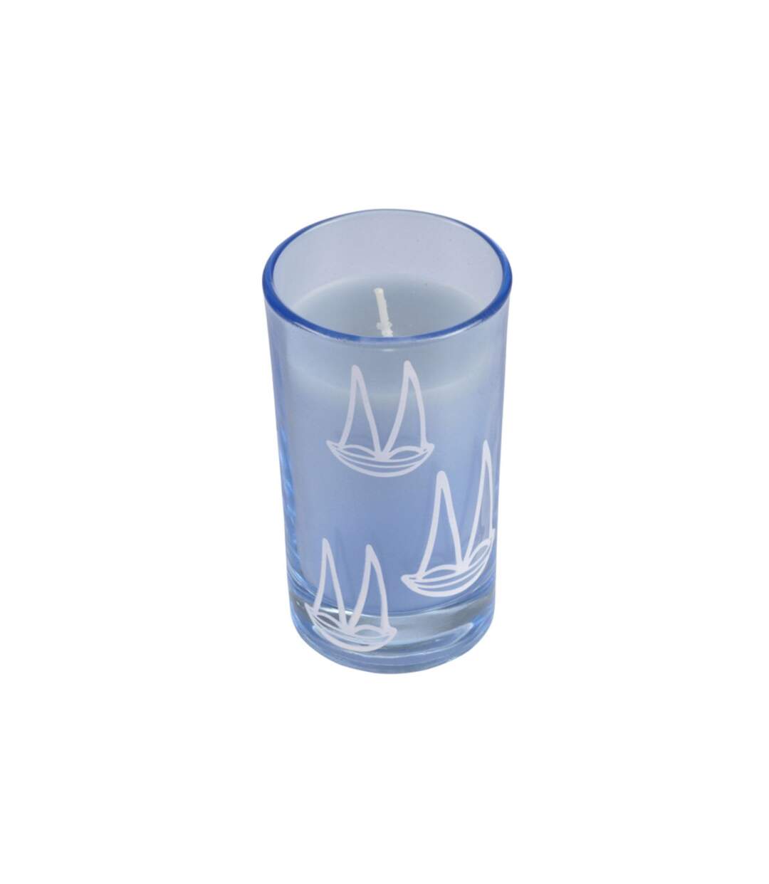 Bougie Parfumée Blue Wave 10cm Bleu Clair-1
