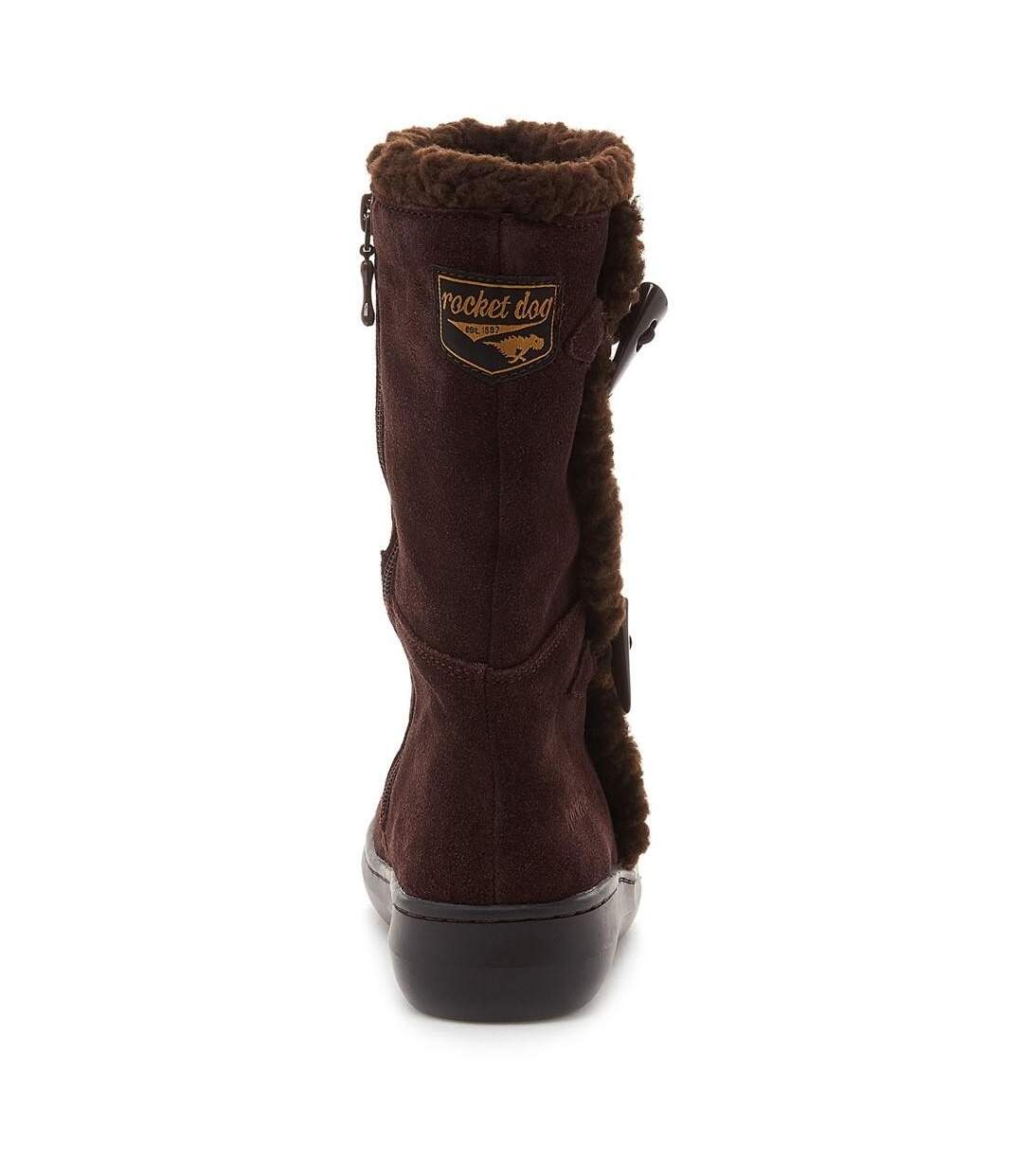 Bottes slope femme marron foncé Rocket Dog-2