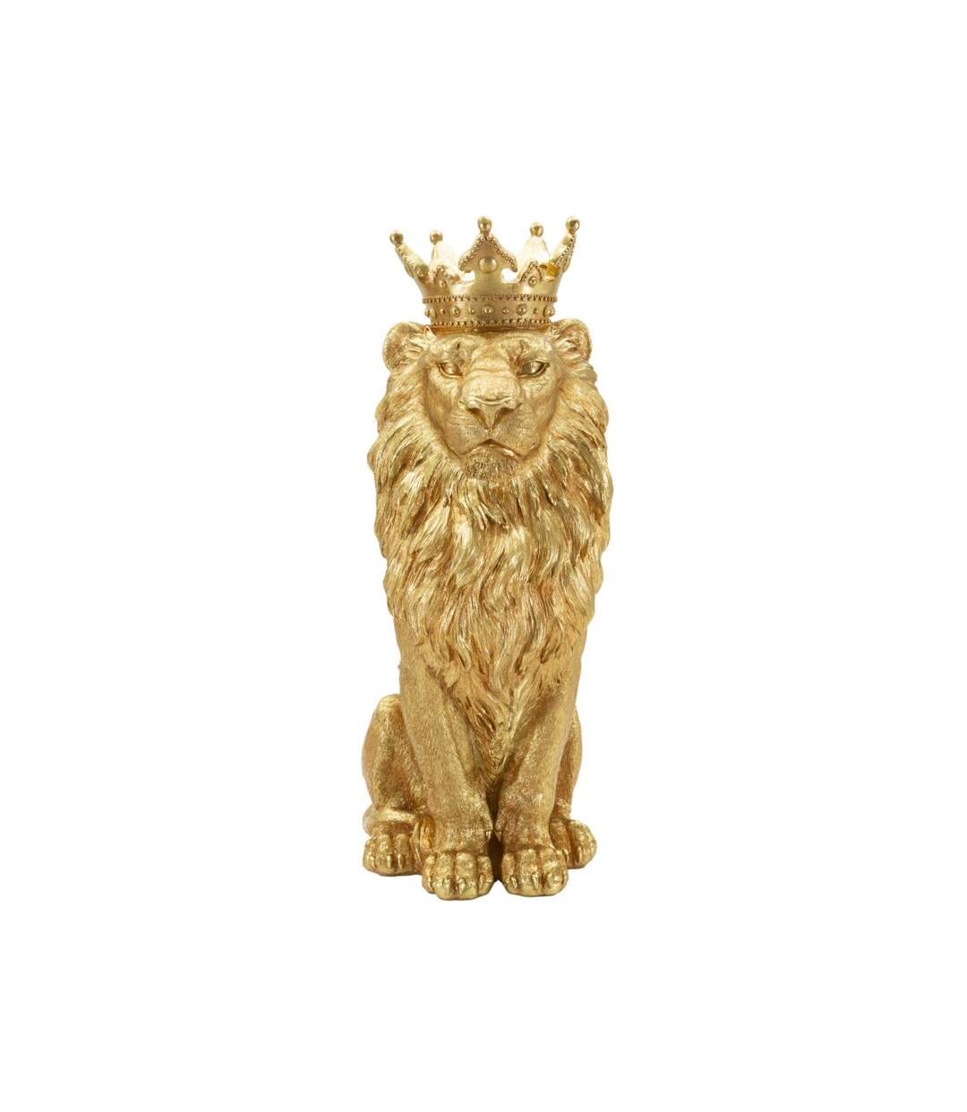 Statue Roi Lion Shant 74cm Or-2
