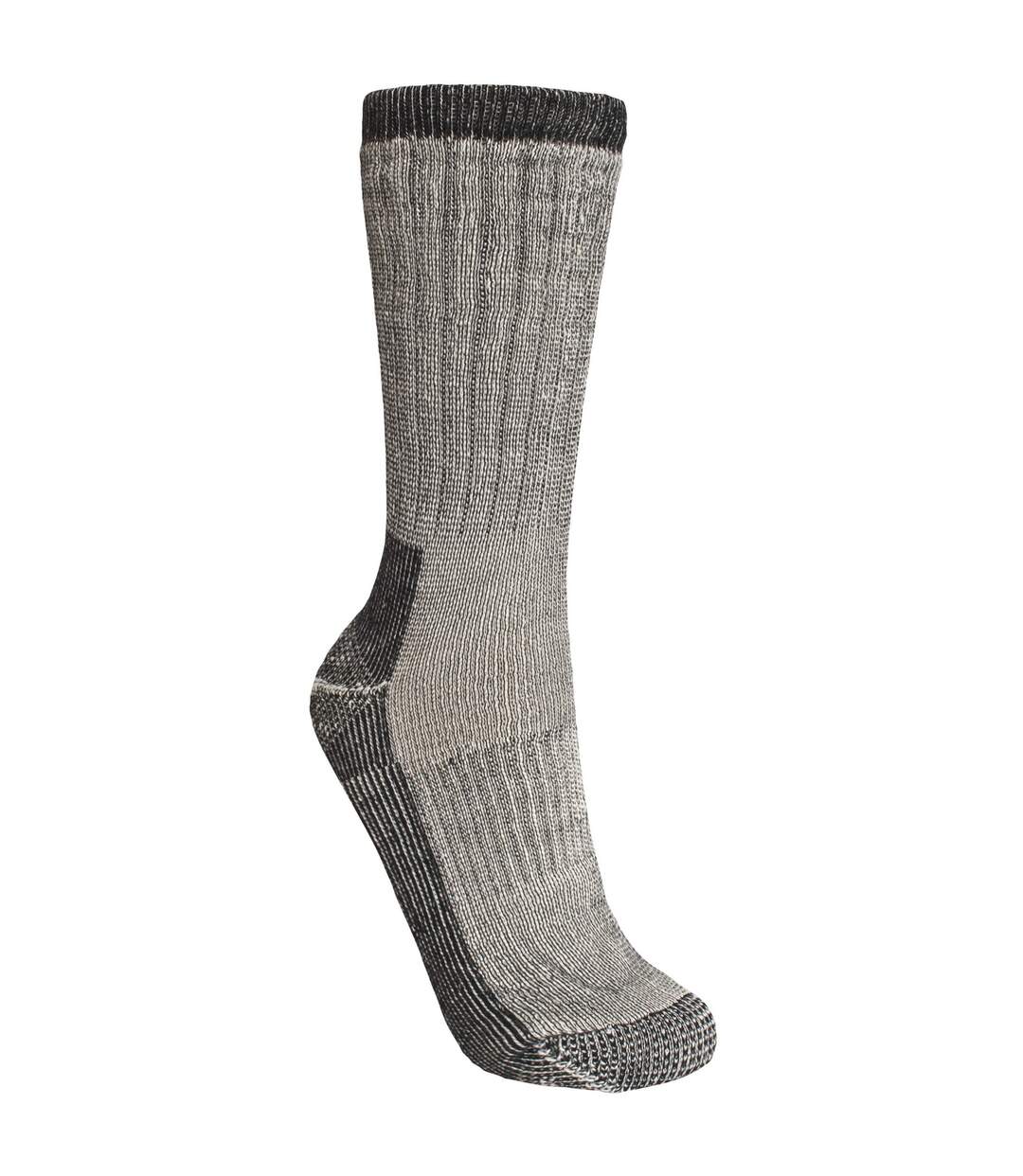 Stroller chaussettes de randonnée en laine homme gris chiné Trespass-1