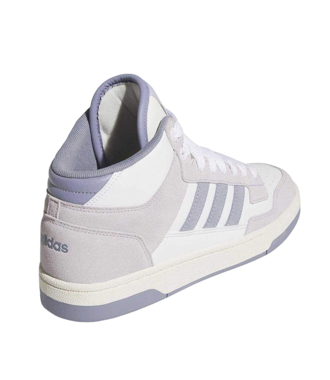 Baskets Rapid Court Femme Blanc Lilas Adidas-2