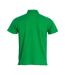 Mens Basic Melange Polo Shirt Apple Green Clique-2