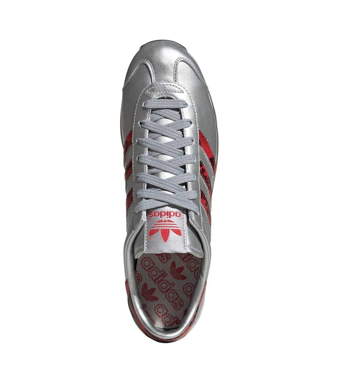 Baskets Country Japan Homme Argenté Métallisé Adidas-4