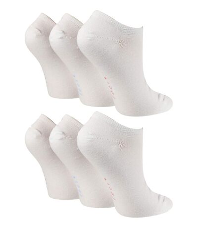 Wildfeet - 6 Paires Femme Chaussettes Bambou Basses | Motif Rayures