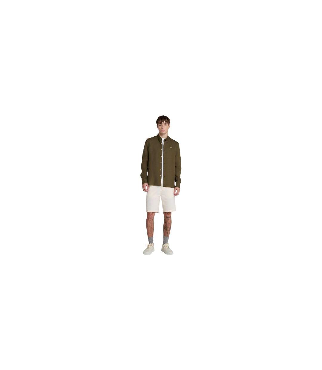 Chemise Homme Vert De Gris Timberland-1
