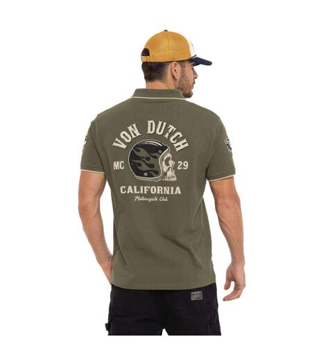 Polo homme maille piquée avec patchs et print dos MC29 Vondutch
