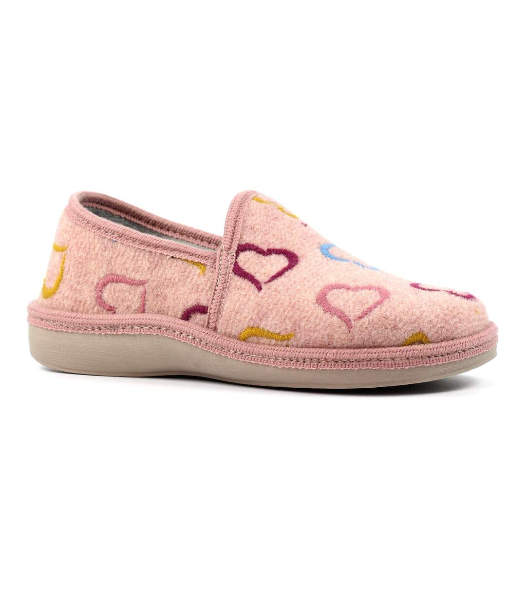Chaussons Joyful Femme Rose Lunar-1