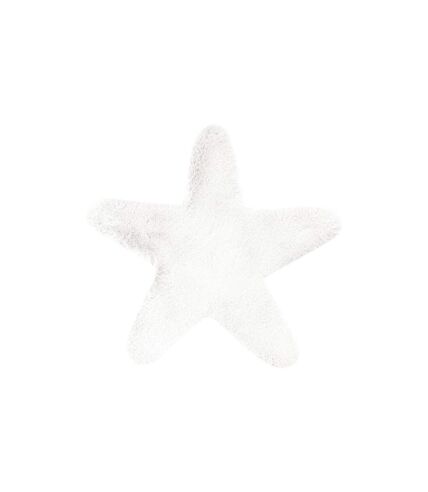 Tapis Déco Enfant Lovely Star 60x63cm Blanc