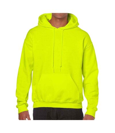 Sweat à capuche homme orange fluo Gildan