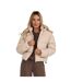 Doudoune Matelassée Motif/style Matelassé Femme Beige Minoti-1