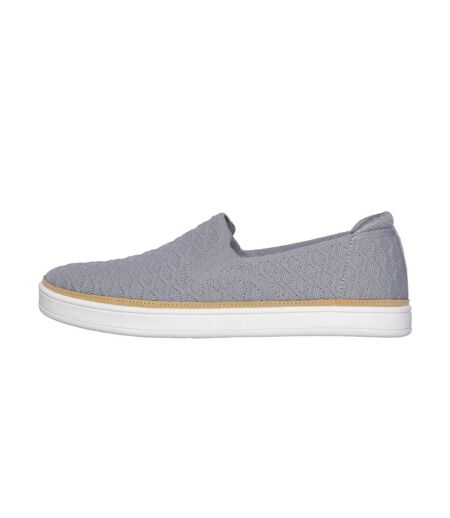 Mocassins Motif/style Texturé Coast Drive Femme Gris Skechers