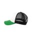 Casquette Trucker Motif/style 5 Panneaux Rapper-s Adulte Blanc Noir Vert Atlantis-4