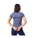 Womens/ladies Cotton T-shirt Dusky Blue Jack Wills-3