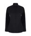 Henbury Womens/Ladies Long Sleeve Stretch Shirt (Black)