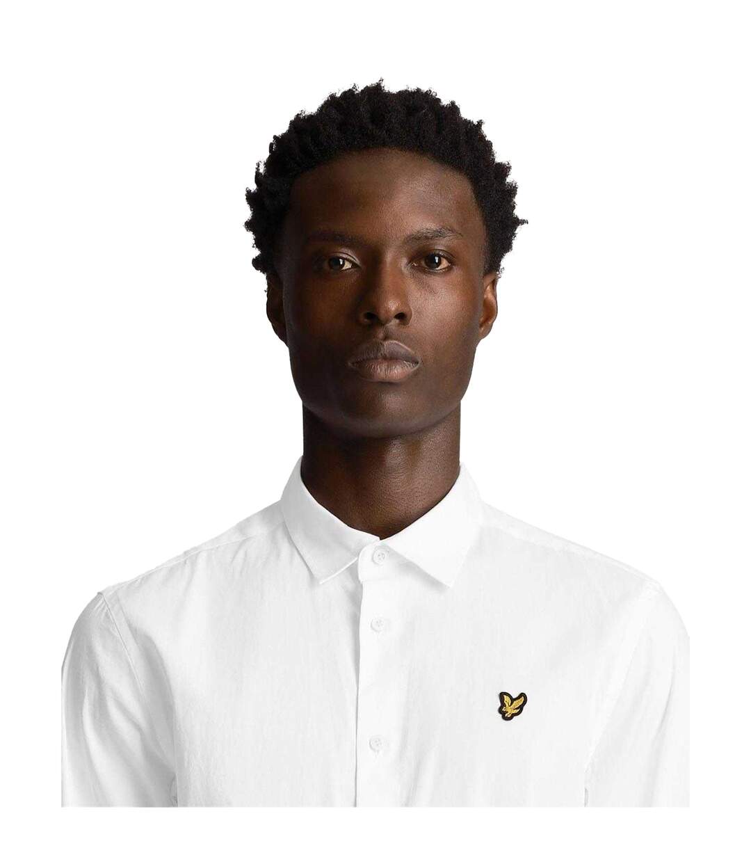 Mens Poplin Button-down Shirt White Lyle & Scott-4