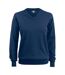 Womens/ladies oakville v neck sweatshirt anthracite melange Cutter & Buck-1
