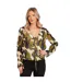 Blouse Manches Longues Motif/style Camouflage Femme Vert Influence-2