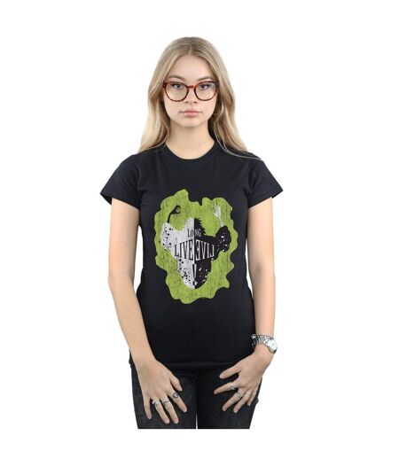 Disney - T-shirt THE DESCENDANTS CRUELLA LONG LIVE - Femme (Noir) - UTBI17666