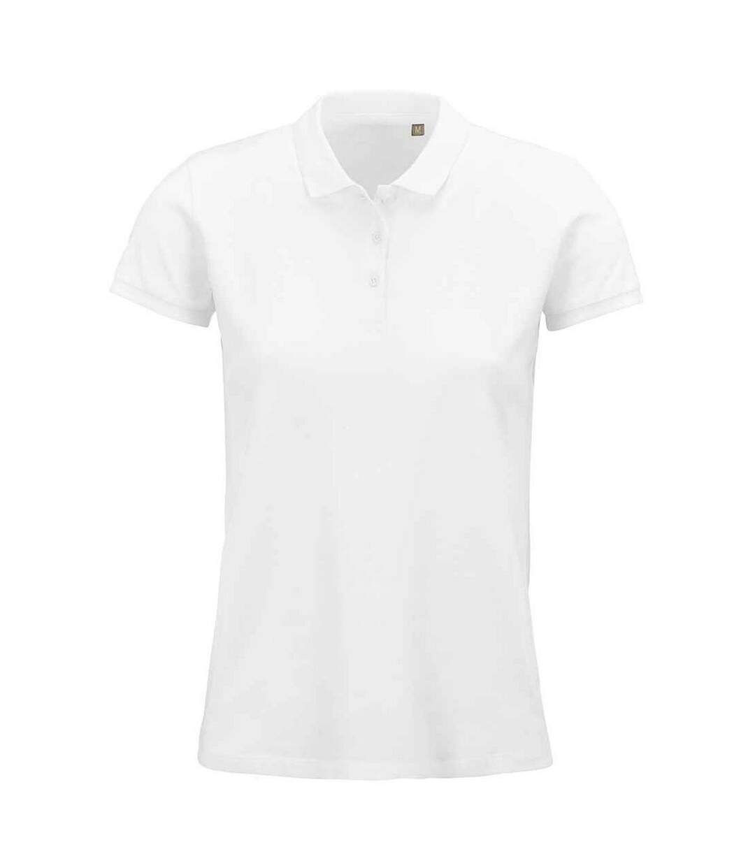 Polo planet femme blanc SOLS-1