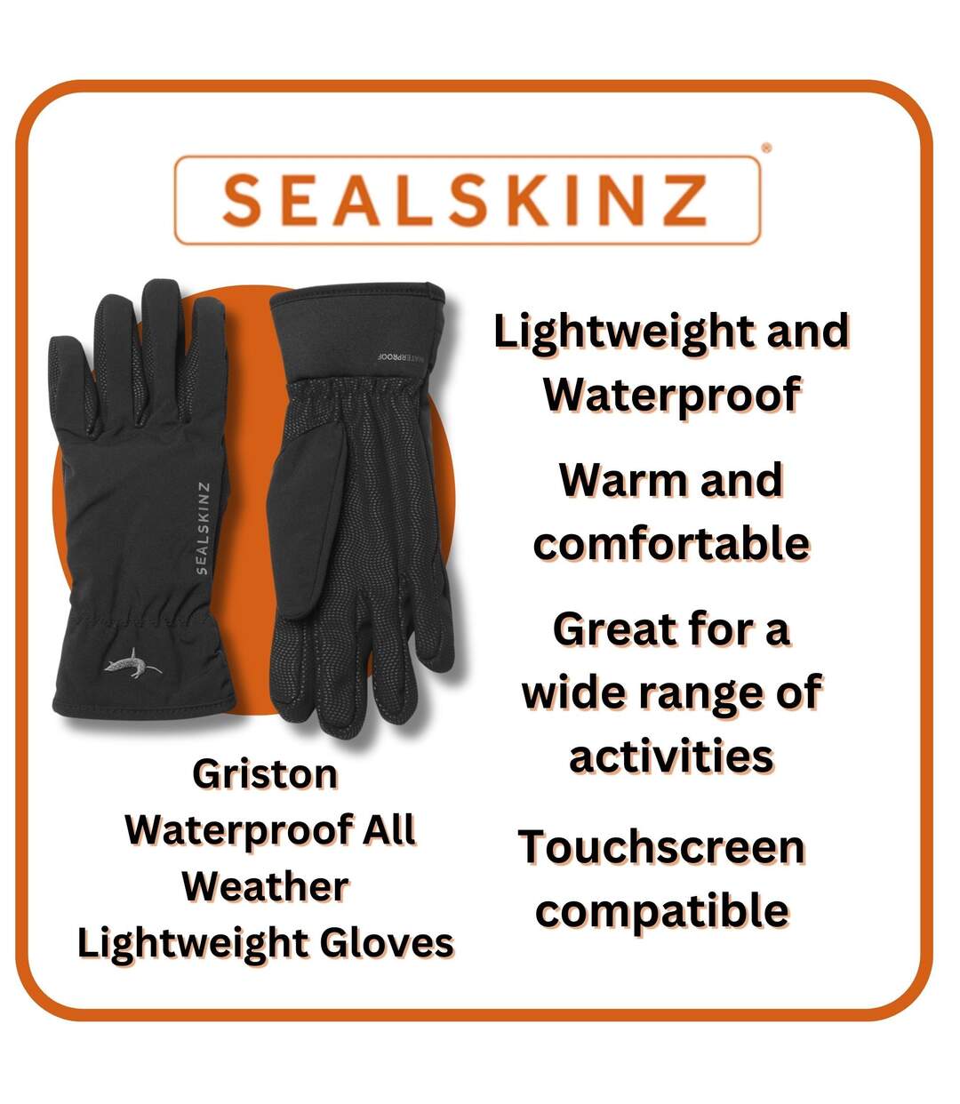 Mens & Ladies All Weather Waterproof Lightweight Gloves-3
