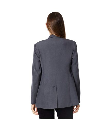 Womens/ladies clean slim blazer grey Dorothy Perkins