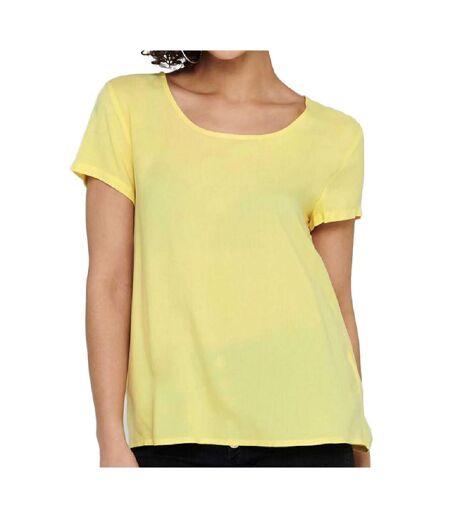 T-shirt jaune femme only first