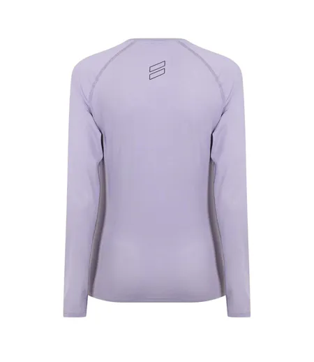 Haut Manches Longues Motif/style Uni Aeron 2.0 Femme Indigo Dhb